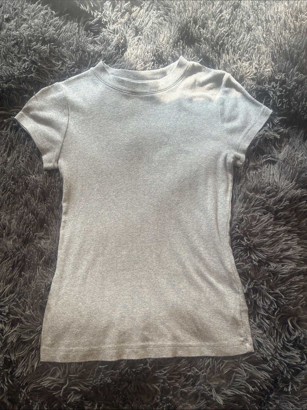 Classic Women's Short Sleeve Tee in Light Gray